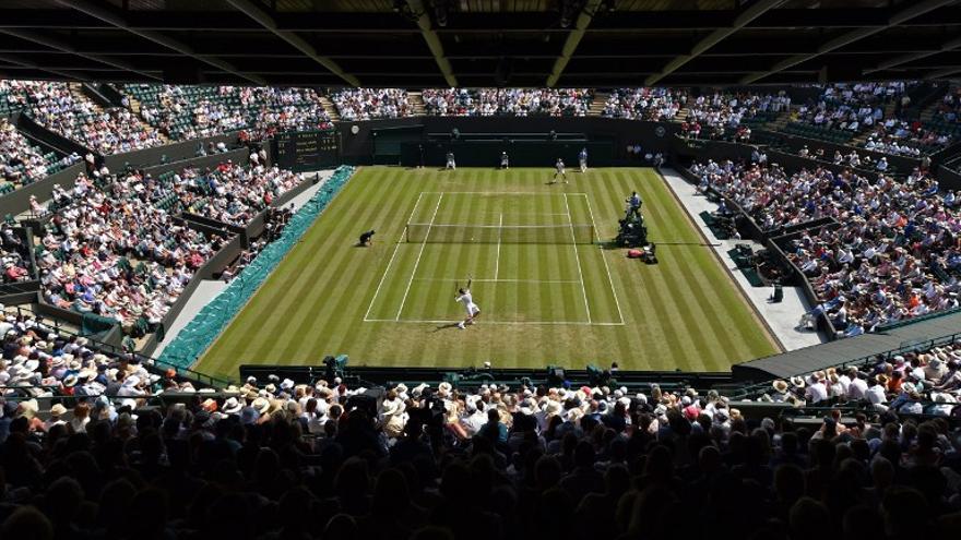 Imágenes de las actividades del segundo día de la primera ronda del torneo de Wimbledon