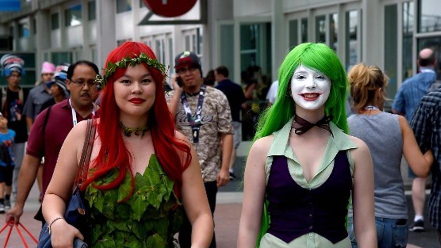 Miles de fanáticos de los 'comics', superheroes y cultura pop asisten a la Convención  Internacional Comic-Con, del 9 al 12 de julio en San Diego, EU.