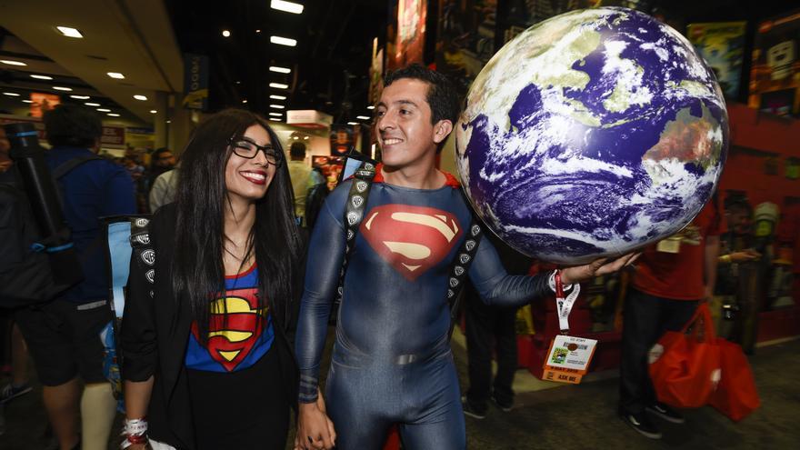 Miles de fanáticos de los 'comics', superheroes y cultura pop asisten a la Convención Internacional Comic-Con, del 9 al 12 de julio en San Diego, EU.