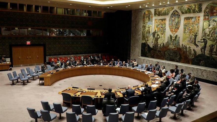 Vista del Consejo de Seguridad de la ONU en Nueva York (EE.UU.).