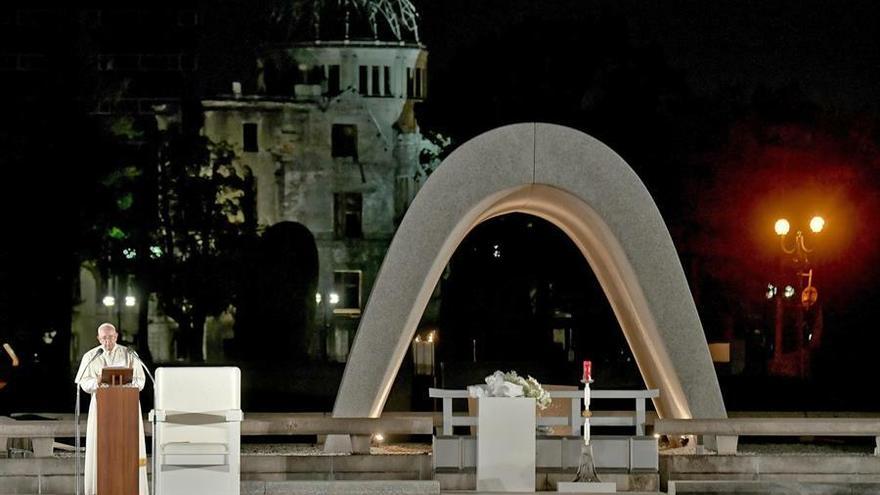 El papa en Hiroshima: 'Usar la energía atómica para la guerra es un crimen'