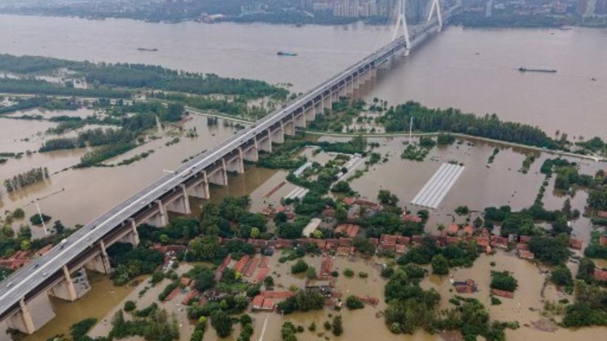 Las lluvias causan inundaciones en China