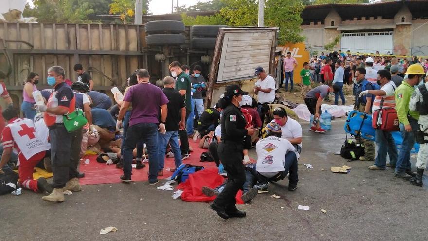 Guatemala decretará tres días de duelo tras fatídico accidente de migrantes en México