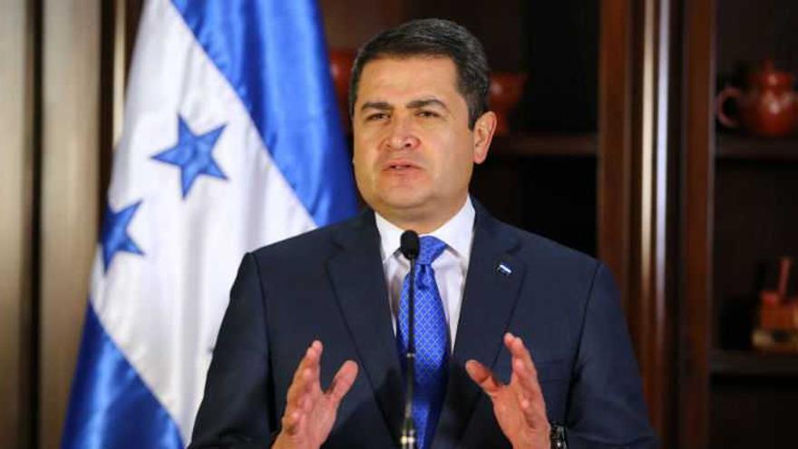 Presidente de Honduras, Juan Orlando Hernández.