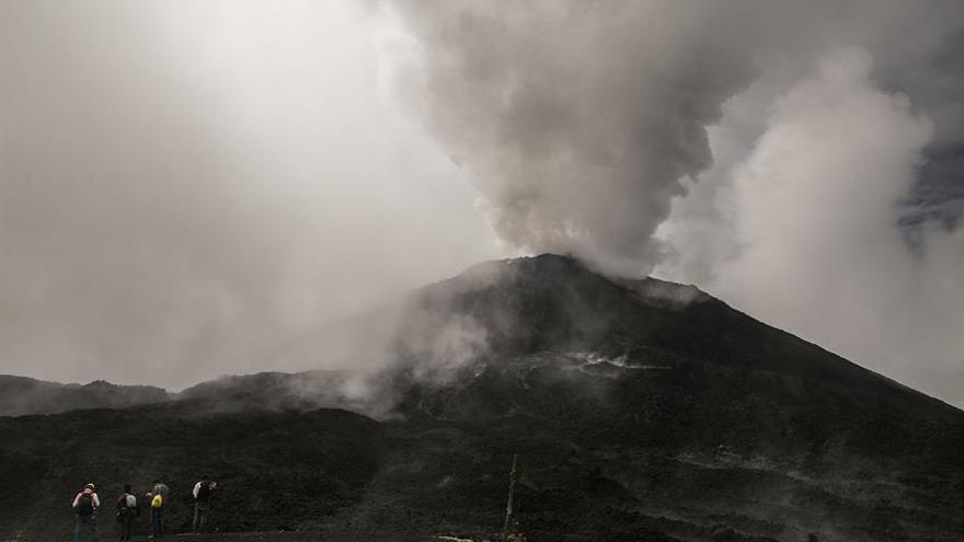 En la imagen, el Volcán de Pacaya en San Vicente de Pacaya (Guatemala)