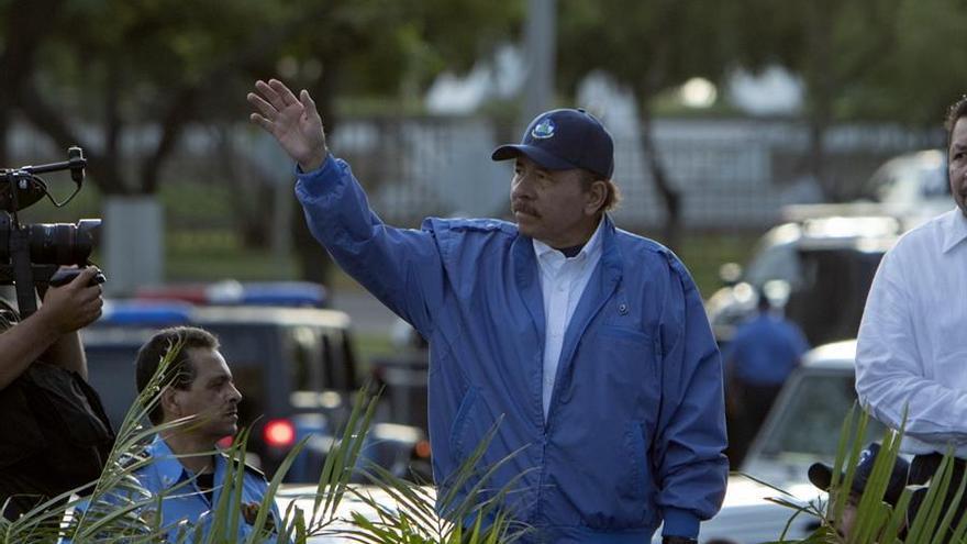 En la imagen, el presidente de Nicaragua, Daniel Ortega