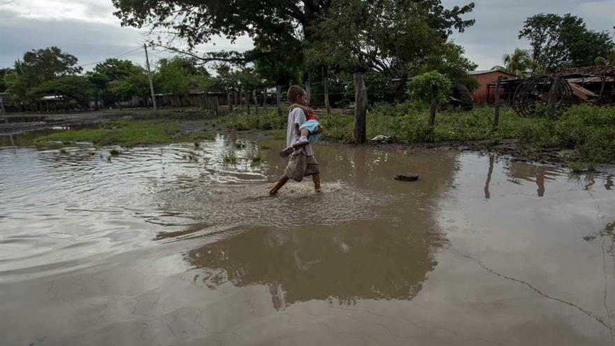 Las lluvias provocaron desbordes de ríos e inundaciones en cerca de 20 municipios de las zonas Pacífico, norte y sur de Nicaragua.