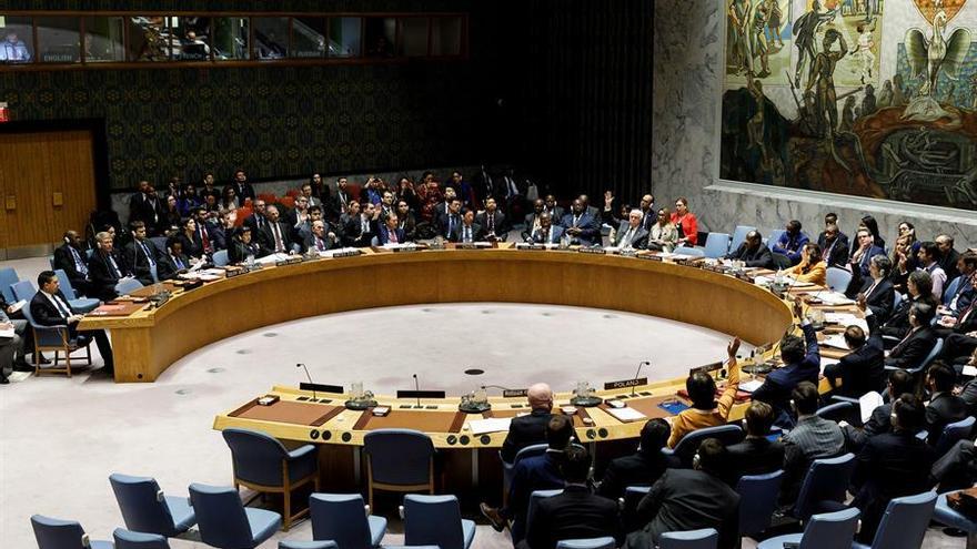 Vista de una sesión del Consejo de Seguridad de las Naciones Unidas en Nueva York (EE.UU.).