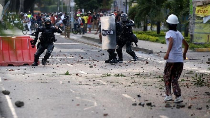 Foto archivo: Protestas en Colombia