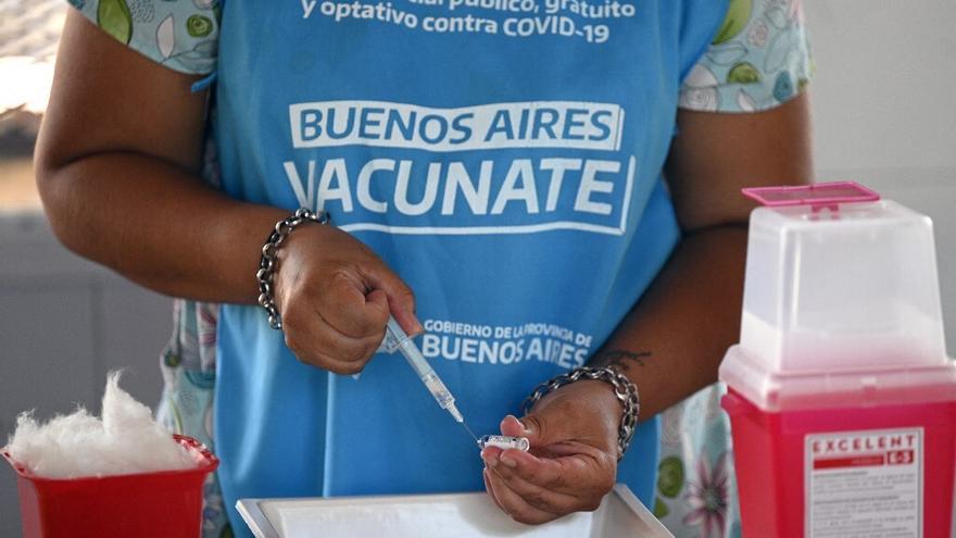 Vacunación en Argentina.