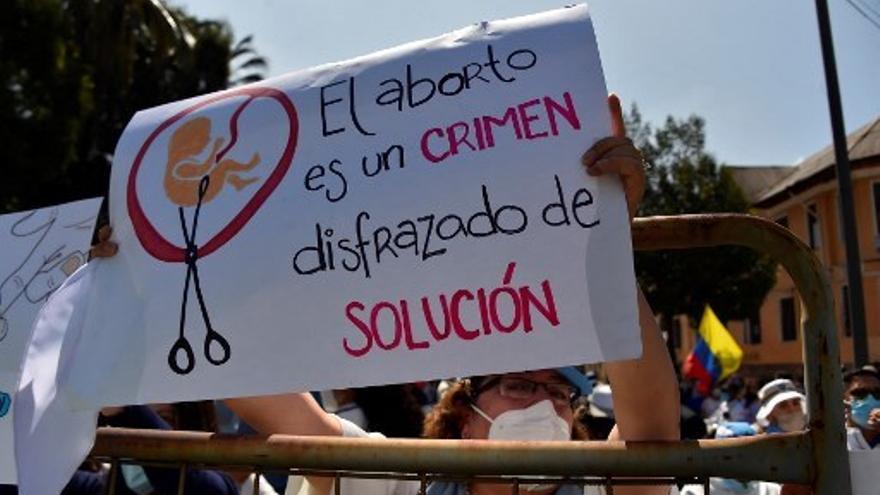 protestas contra el aborto en Ecuador