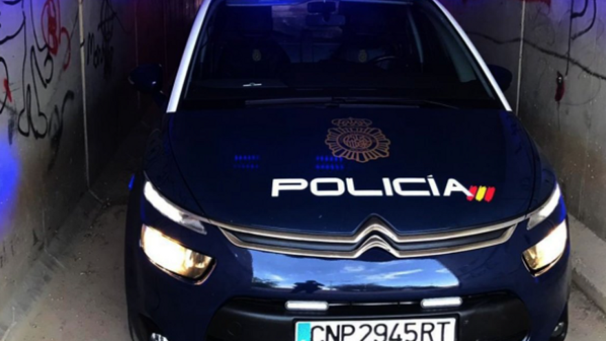 Un vehículo de la Policía Nacional de España