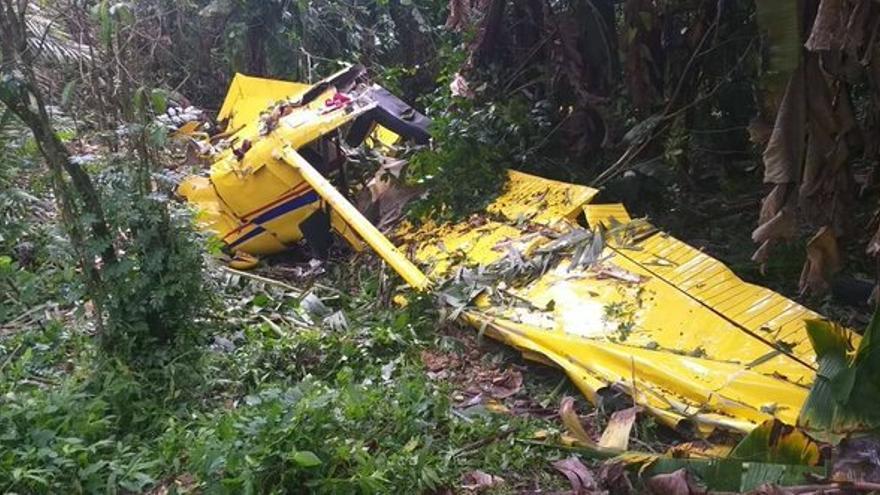 Un muerto y tres heridos deja accidente de avioneta salvadoreña
