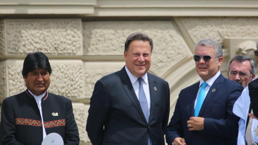 El presidente de la República, Juan Carlos Varela