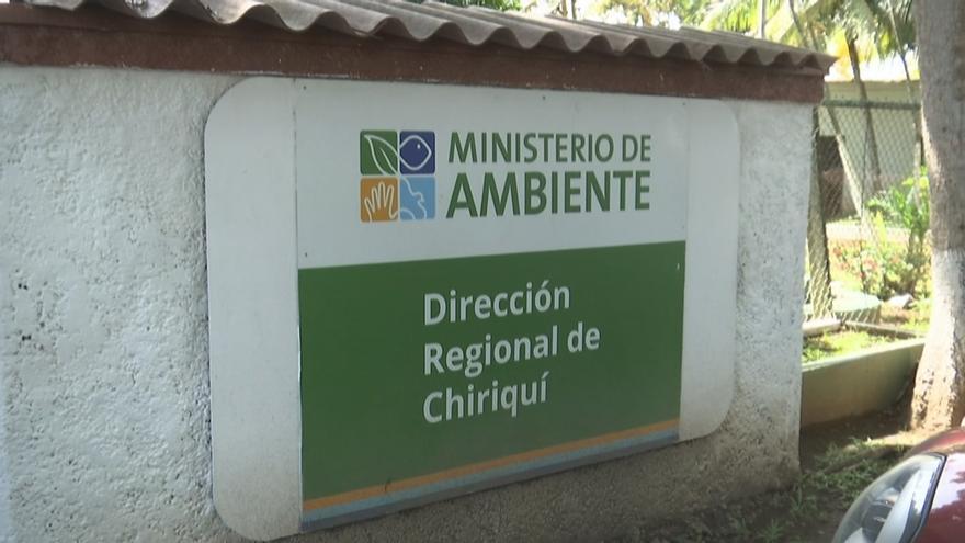 Sede de MiAmbiente en Chiriquí.
