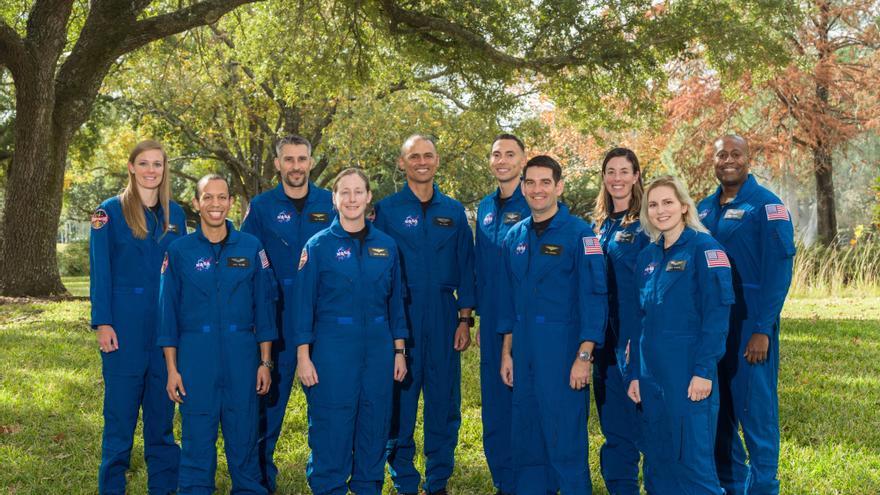 Futuros astronautas de la NASA
