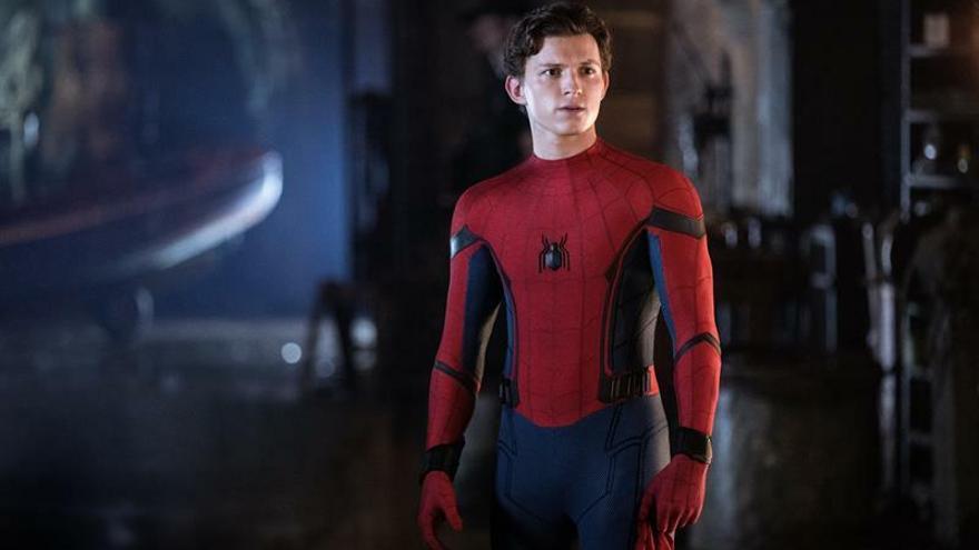 Foto cedida por Sony Pictures donde aparece Tom Holland como Peter Parker.