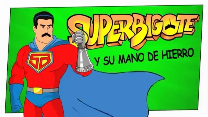 Nicolás Maduro: &#39;Súper bigote y su mano de hierro&#39;, el nuevo cómic que muestra a Maduro como superhéroe