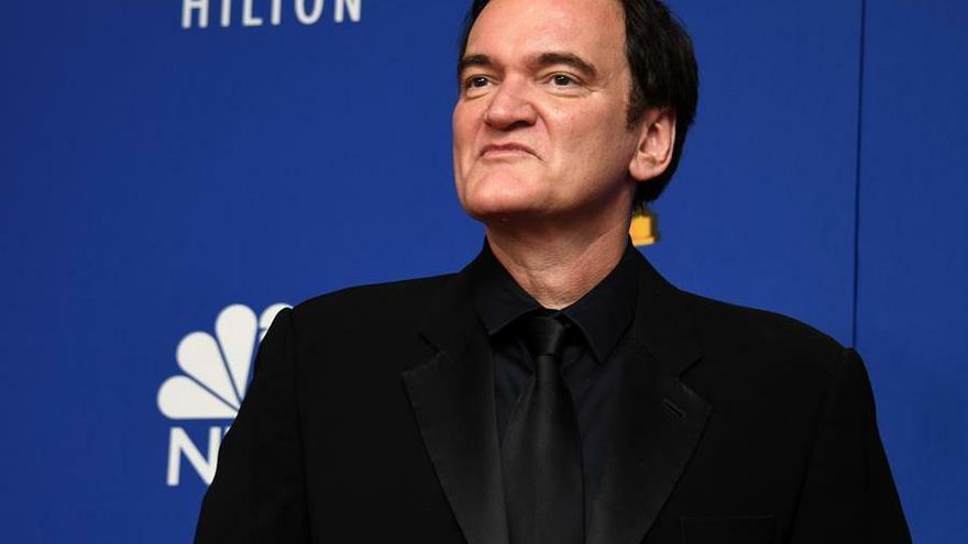El director de cine estadounidense Quentin Tarantino .