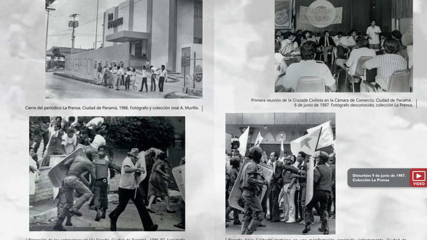 Imágenes de la dictadura en Panamá que invadió el mundo digital