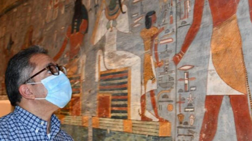 Pinturas en la tumba de Ramses I