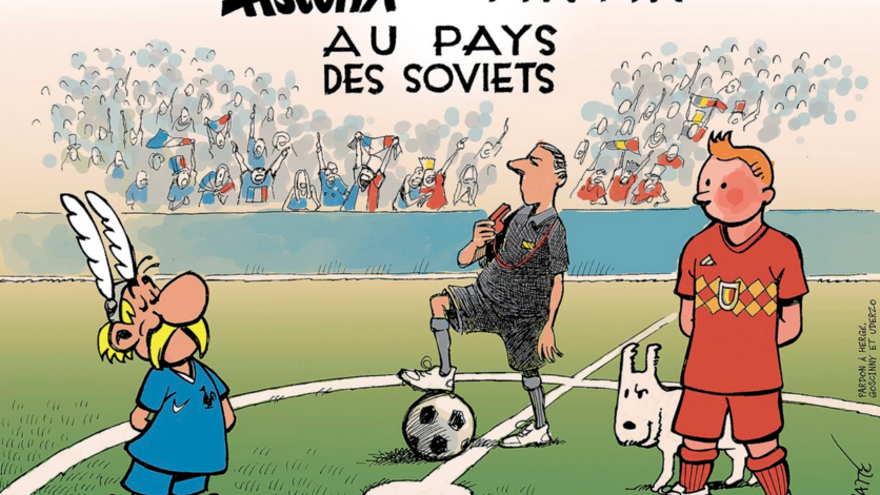 Memes del partido entre Francia y Bélgica