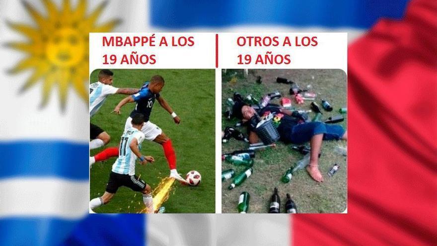 Memes del partido entre Uruguay vs. Francia